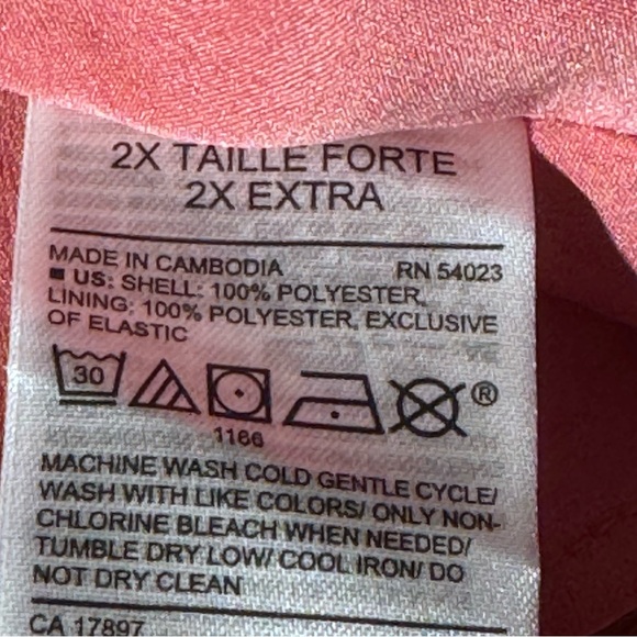 Old Navy Pink Midi Summer Dress Size 2X - Picture 10 of 14